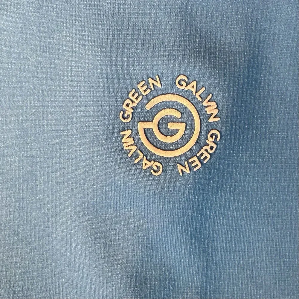 Galvin Green Pullover Jacket Mens XL Blue 1/4 Zip Golf Performance Stretch